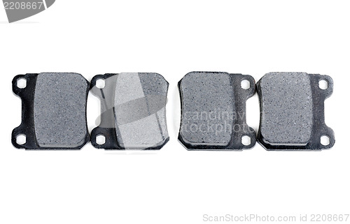 Image of complete set of brake blocks 