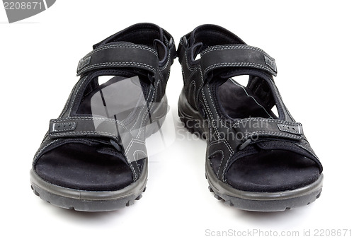 Image of pair of mens sandals
