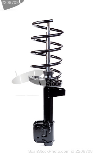 Image of new shock absorber and spring