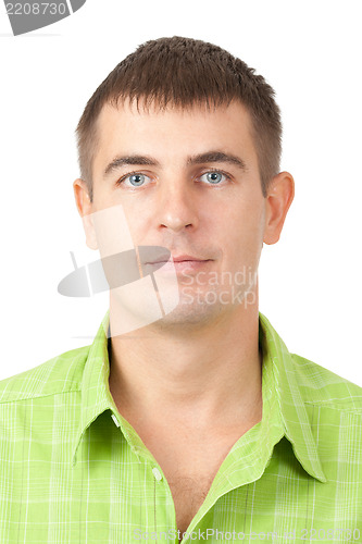 Image of portrait of a handsome young man