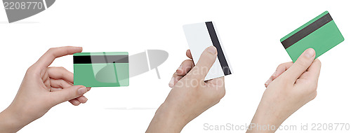 Image of cards in a hand