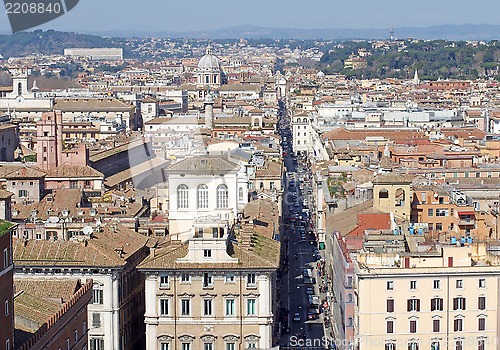 Image of Rome up view