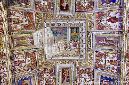 Image of Ceiling details in Vatican Museum