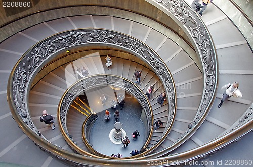 Image of Spiral stairs in Vatican