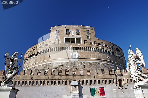 Image of The Mausoleum of Hadrian in Rome