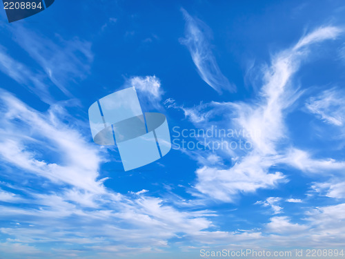 Image of blue sky