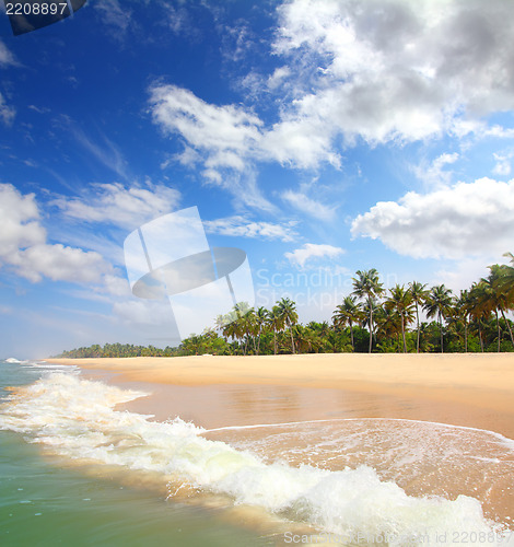 Image of beautiful beach landscape