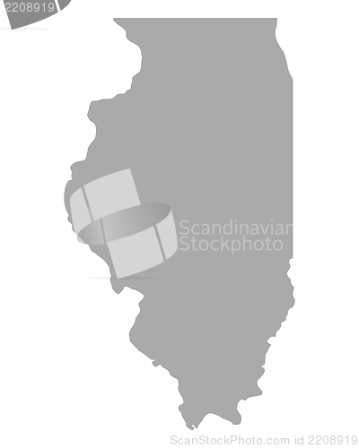 Image of Map of Illinois