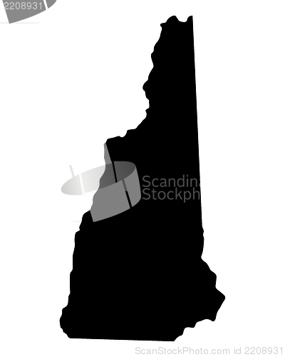 Image of Map of New Hampshire