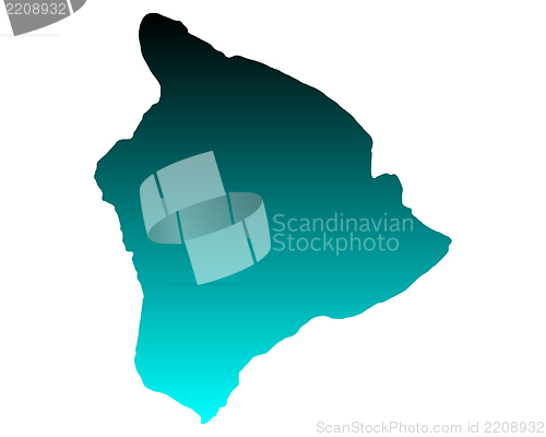 Image of Map of Hawaii