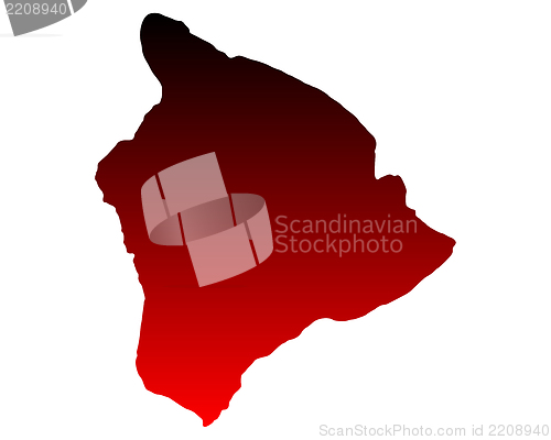 Image of Map of Hawaii
