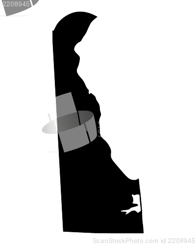 Image of Map of Delaware