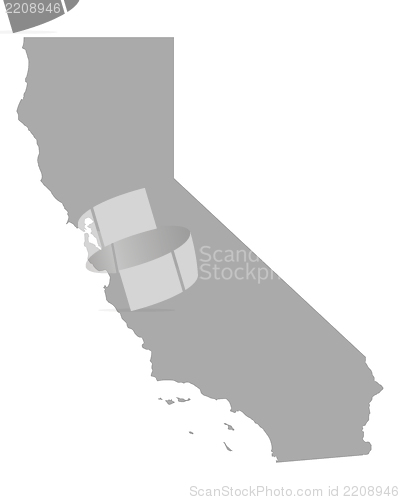 Image of Map of California