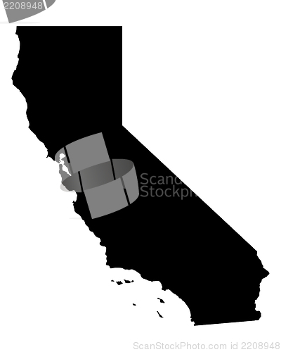 Image of Map of California