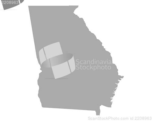 Image of Map of Georgia