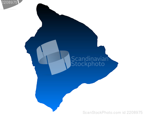 Image of Map of Hawaii