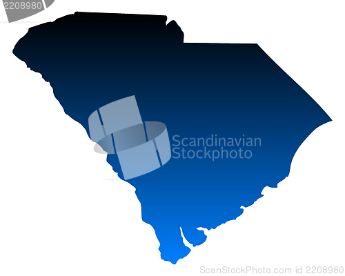 Image of Map of South Carolina