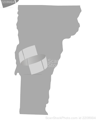 Image of Map of Vermont