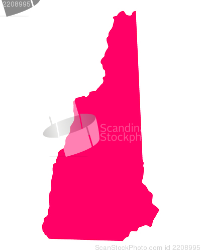 Image of Map of New Hampshire