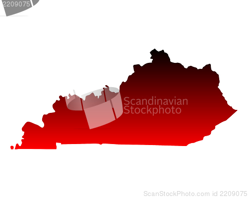 Image of Map of Kentucky