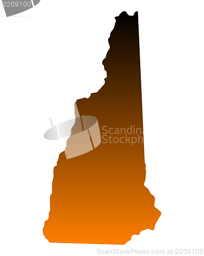 Image of Map of New Hampshire