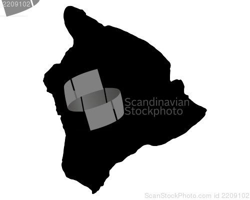 Image of Map of Hawaii