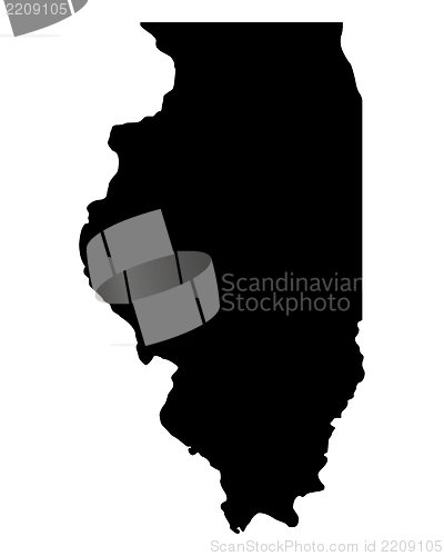 Image of Map of Illinois