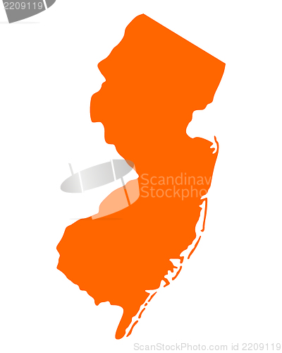 Image of Map of New Jersey