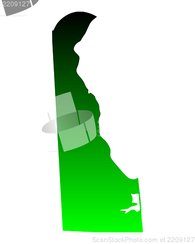 Image of Map of Delaware