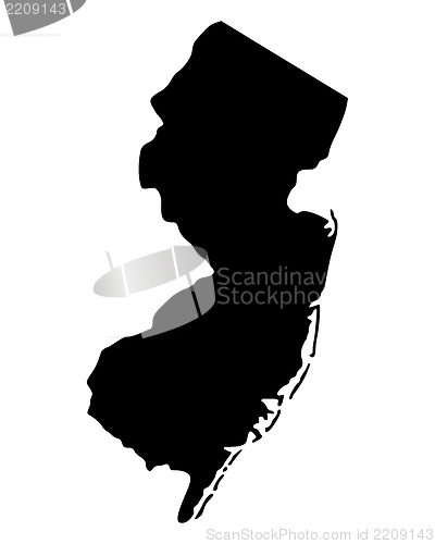 Image of Map of New Jersey