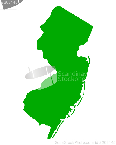 Image of Map of New Jersey