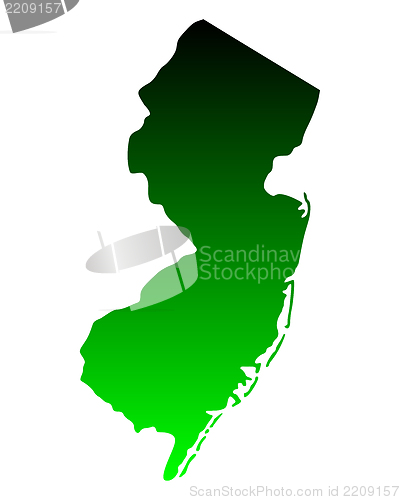 Image of Map of New Jersey