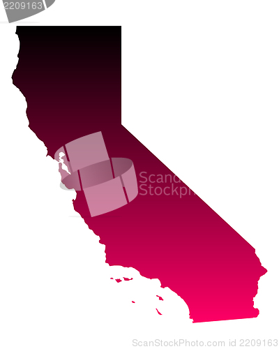 Image of Map of California