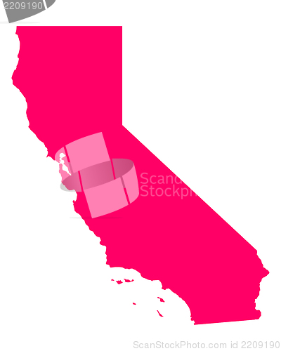 Image of Map of California