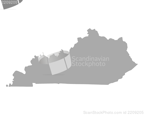 Image of Map of Kentucky