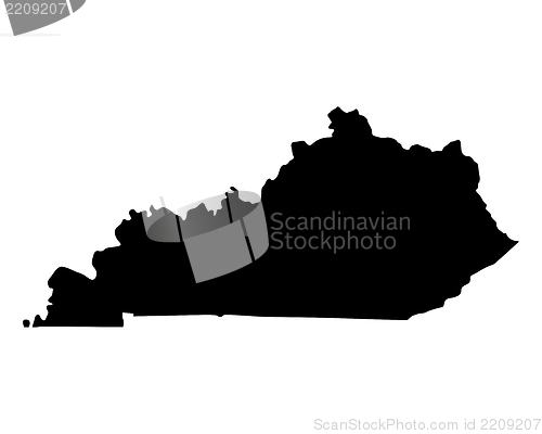 Image of Map of Kentucky