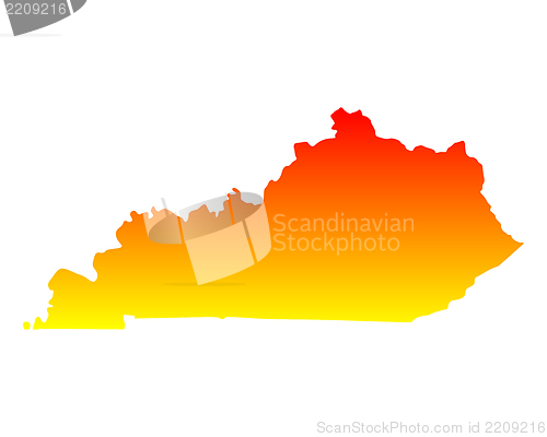 Image of Map of Kentucky