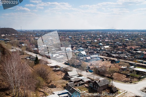 Image of old part of tobolsk town, Russia