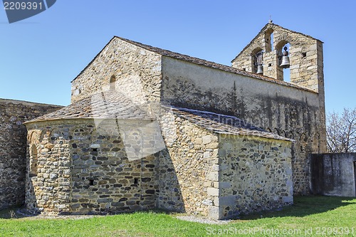 Image of church of Sant Roman France