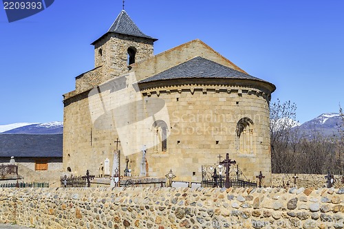 Image of church of Sant Marti d?Hix France