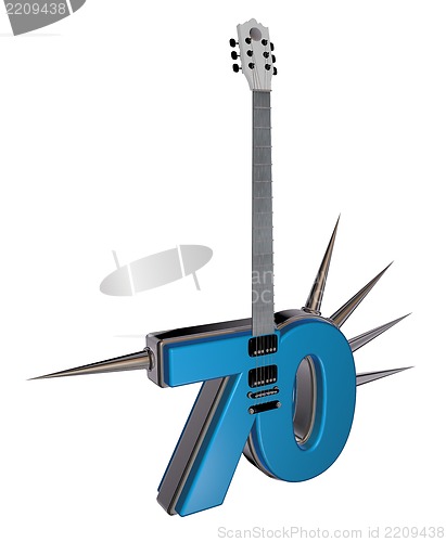 Image of number seventy guitar