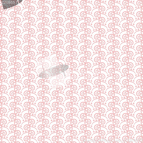 Image of seamless hearts pattern