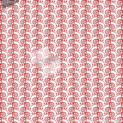 Image of seamless hearts pattern