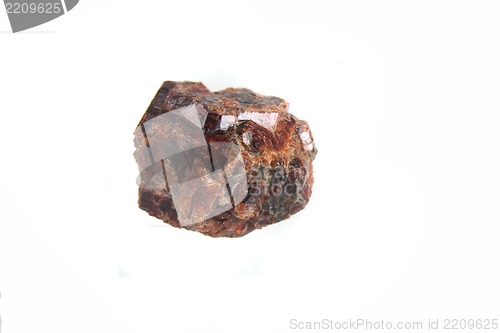 Image of natural pyrope garnet minerals (gems)