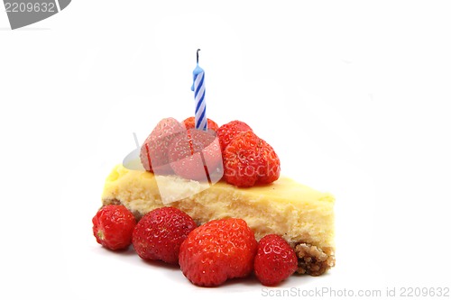 Image of fresh cheesecake 