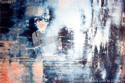 Image of Iron grunge halftone background