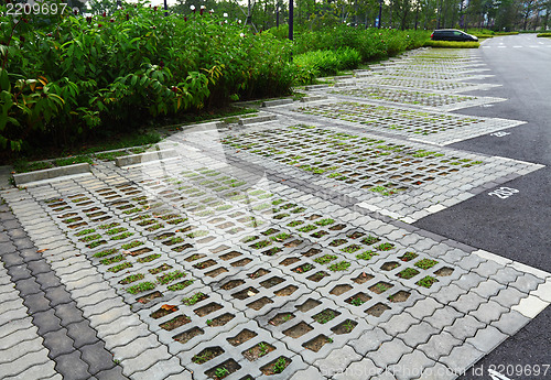 Image of outdoor car park