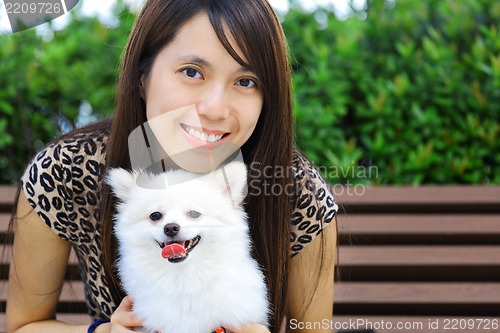 Image of girl with dog