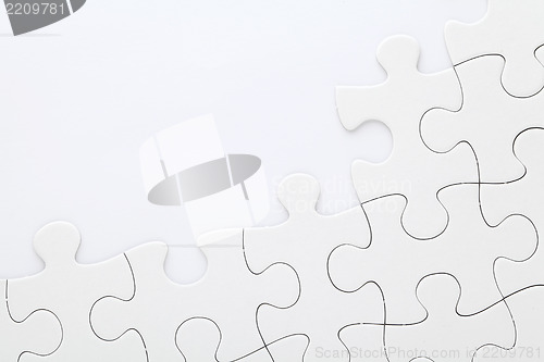 Image of White jigsaw puzzle