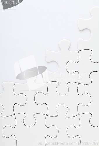 Image of White jigsaw puzzle